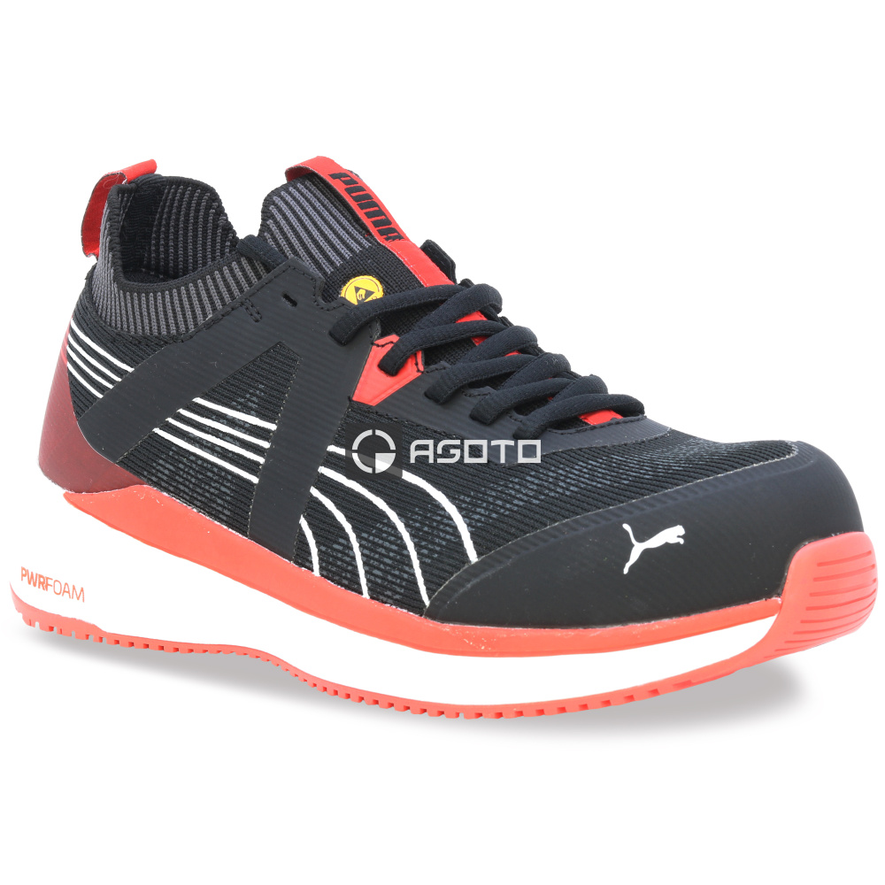 detail Sicherheitsschuhe PUMA Turbo blk/red Low S1PS ESD