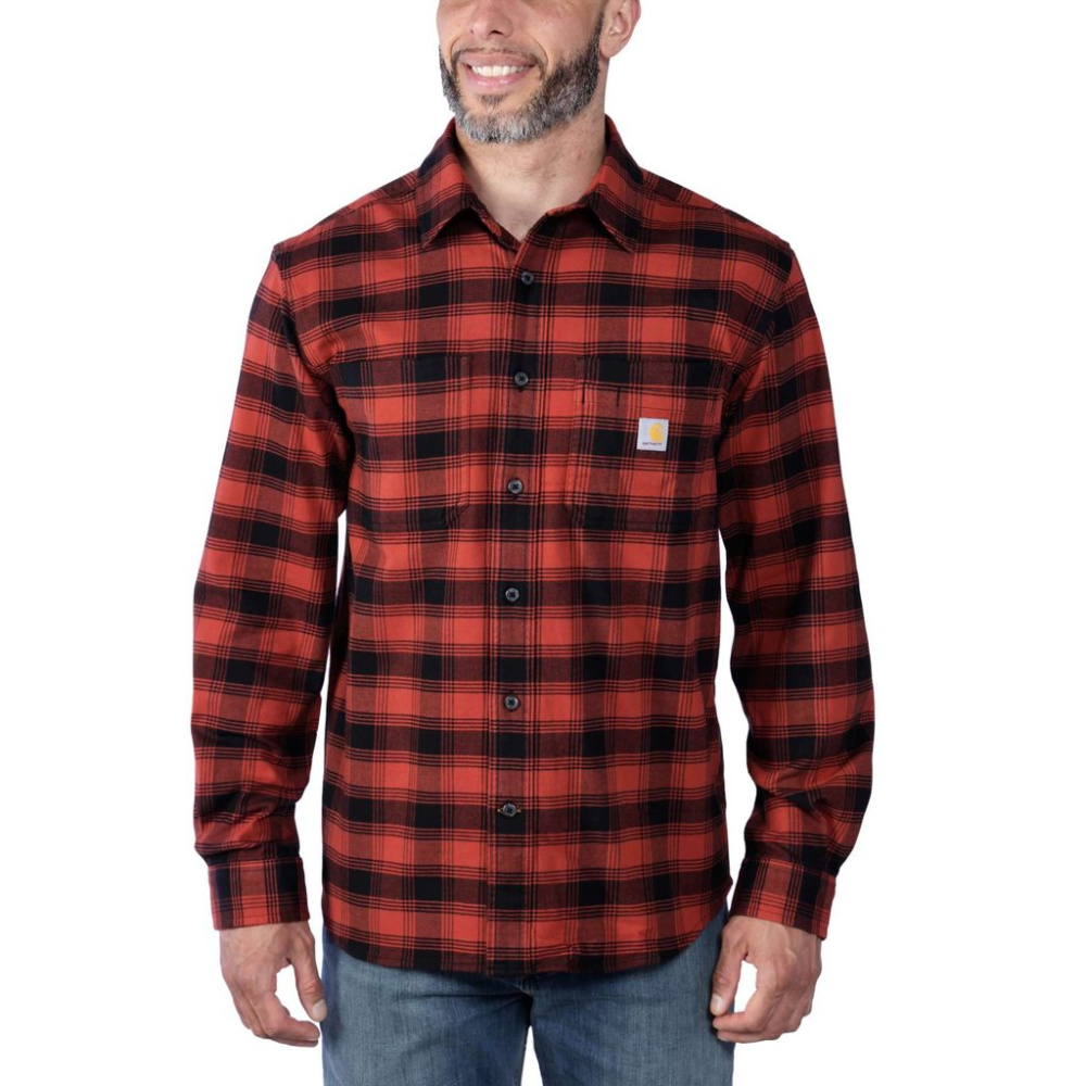 detail Herrenhemd CARHARTT Rugged Flex™ Flannel Stretch