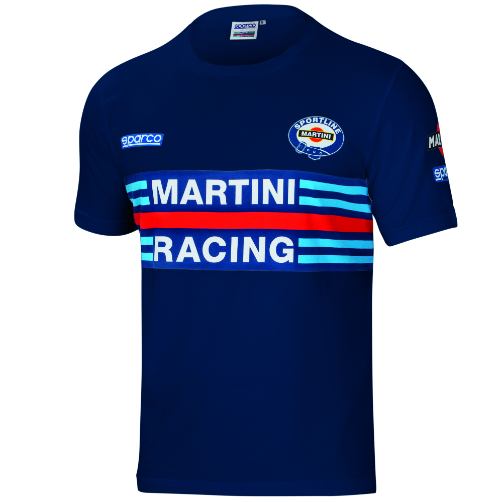 detail T-shirt SPARCO Martini Racing